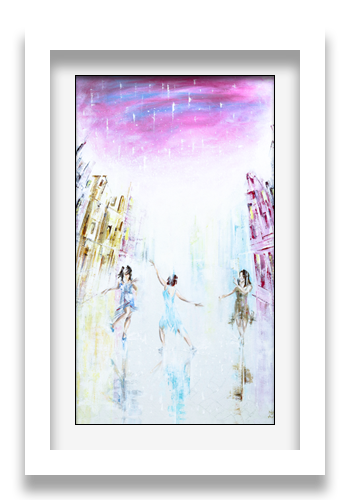 Painting, Life Is Not About Waiting For The Storm To Pass | Nicky Hall Art