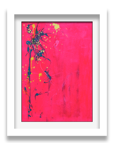 Painting, Pink #1 | Nicky Hall Art