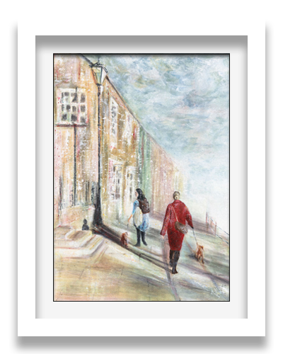 Painting, Striding Out | Nicky Hall Art