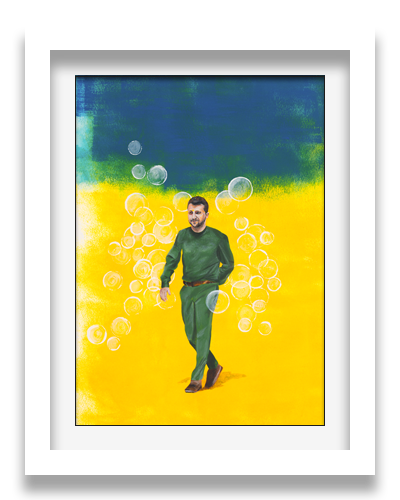 Painting, Volodymyr Zelensky | Nicky Hall
